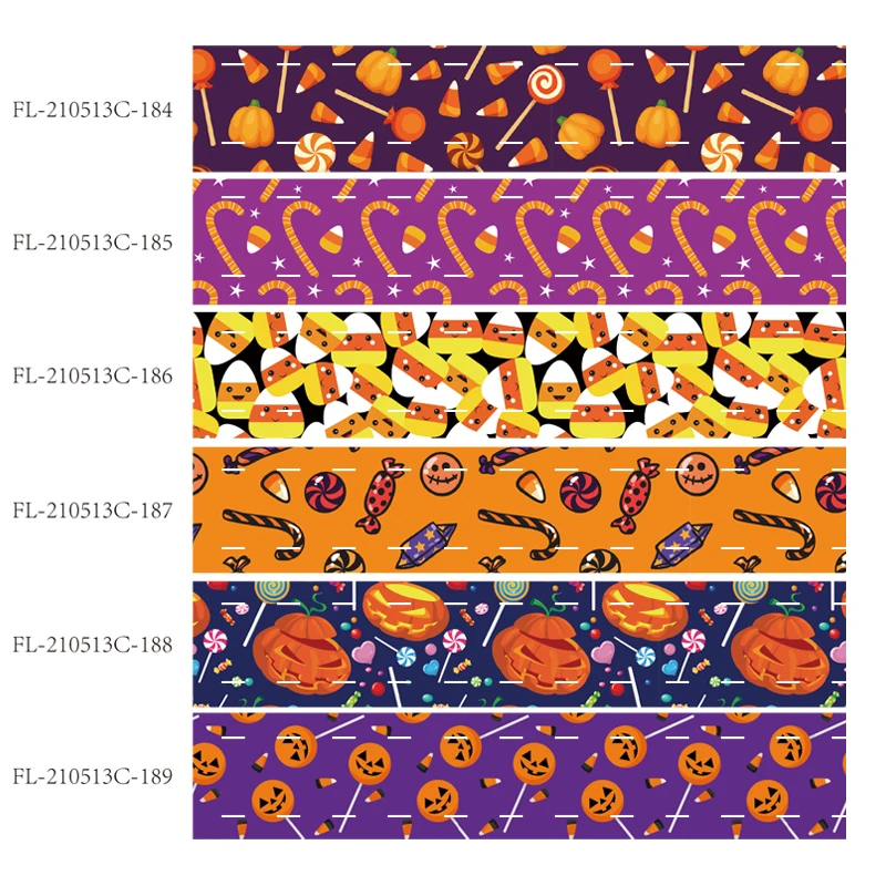 

happy Halloween ribbon grosgrain printed candy cartoon (50 yards/lot) Hot sale 1-1/2" 38mm