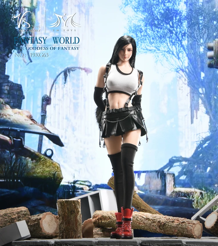 Экшн фигурки VS Toys 19XG63 богиня фантазии Tifa 3 0 с 2 головами 1/6|1/6 figure|figure 1/6soldier figure |