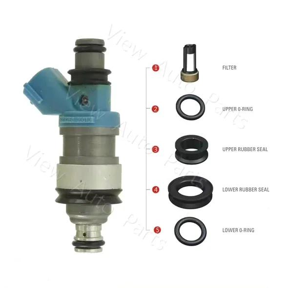 10 компл. Топливная форсунка Ремонтный комплект уплотнения для ES300 Camry Solara 2325020010