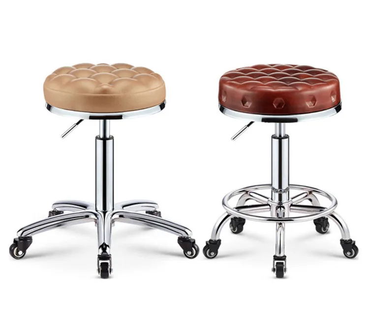 

Rolling Swivel Salon Stool Chair Tattoo Massage Facial Spa Height Adjustable Chair Beauty Salon Chairs Bar Stool Barber Chair