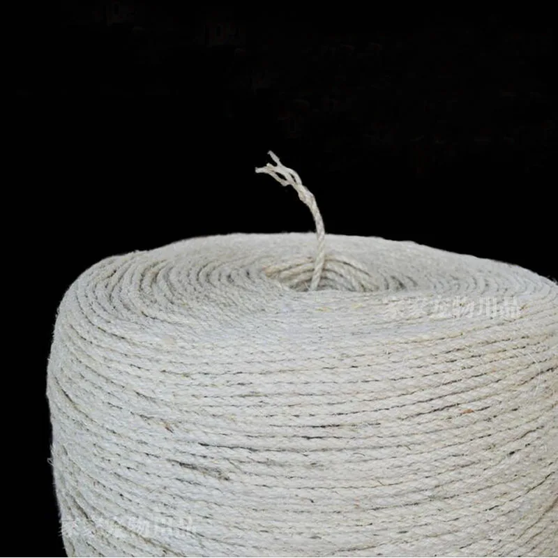 50 метров 6 мм шпагат из натурального сизаля DIY Когтеточка для кошек нового дизайна