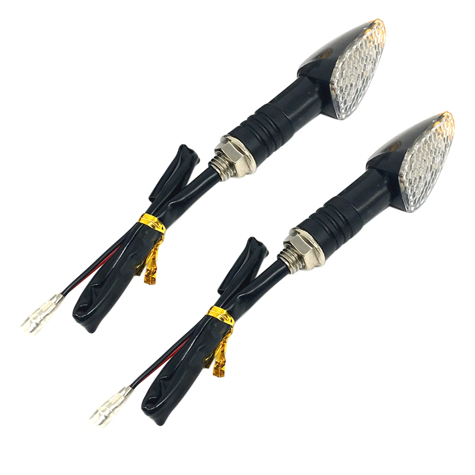 12V мотоциклов поворотник Индикаторы Янтарный светодиодный шоры светильник s