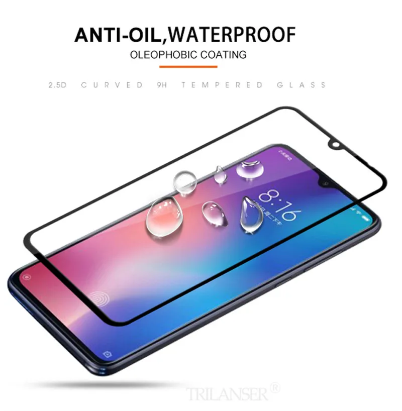 TRILANSER xiaomi mi 9 glass 9t защитное стекло T Xiaomi 9T Защитная пленка полное покрытие HD