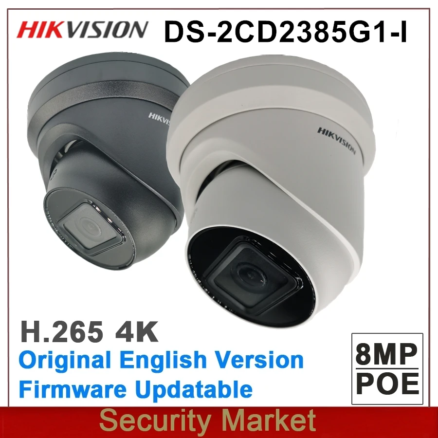 Оригинальные наушники с логотипом Hikvision 8Mp DS-2CD2385G1-I 4K IPC POE видеонаблюдения DarkFighter