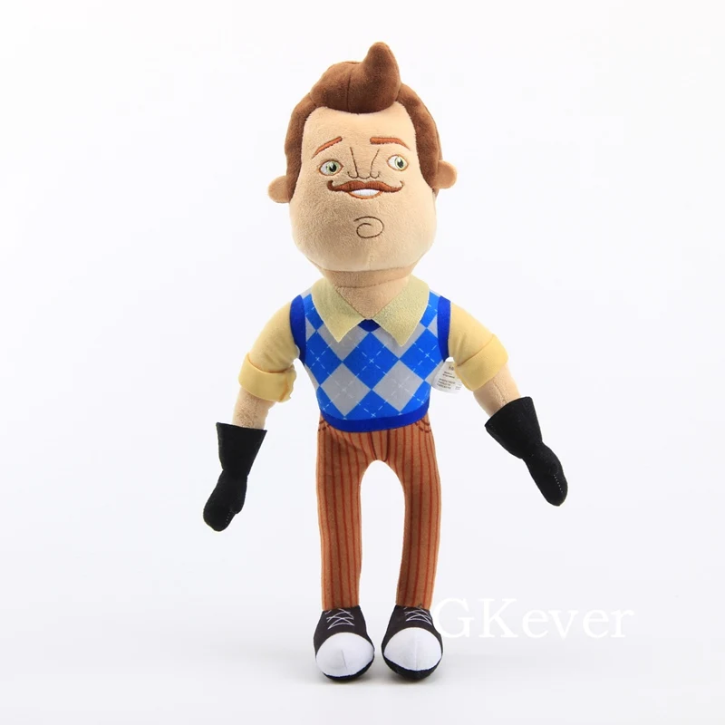40 см Hello Neighbor плюшевые игрушки мягкая набивная кукла Подушка большого размера