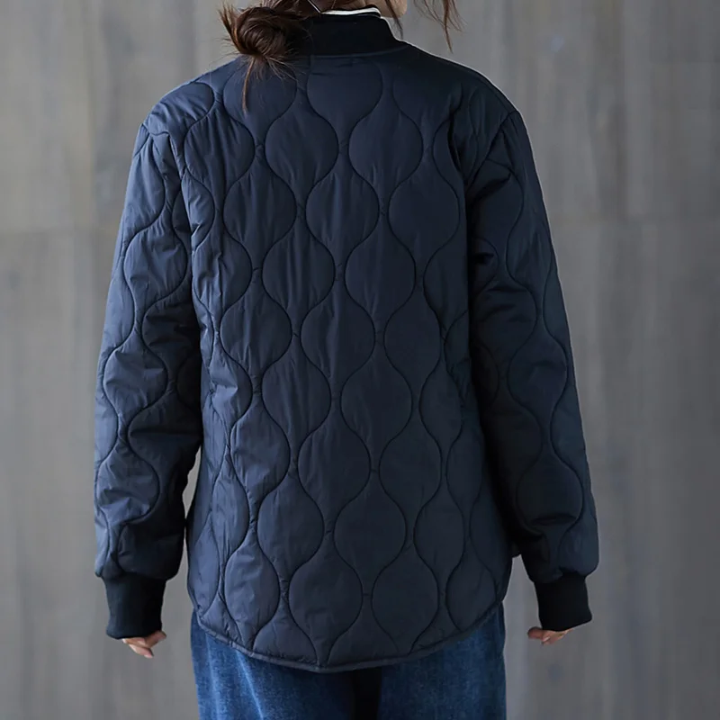 Куртка-бомбер женская осенне-зимняя короткая стеганая | Женская одежда