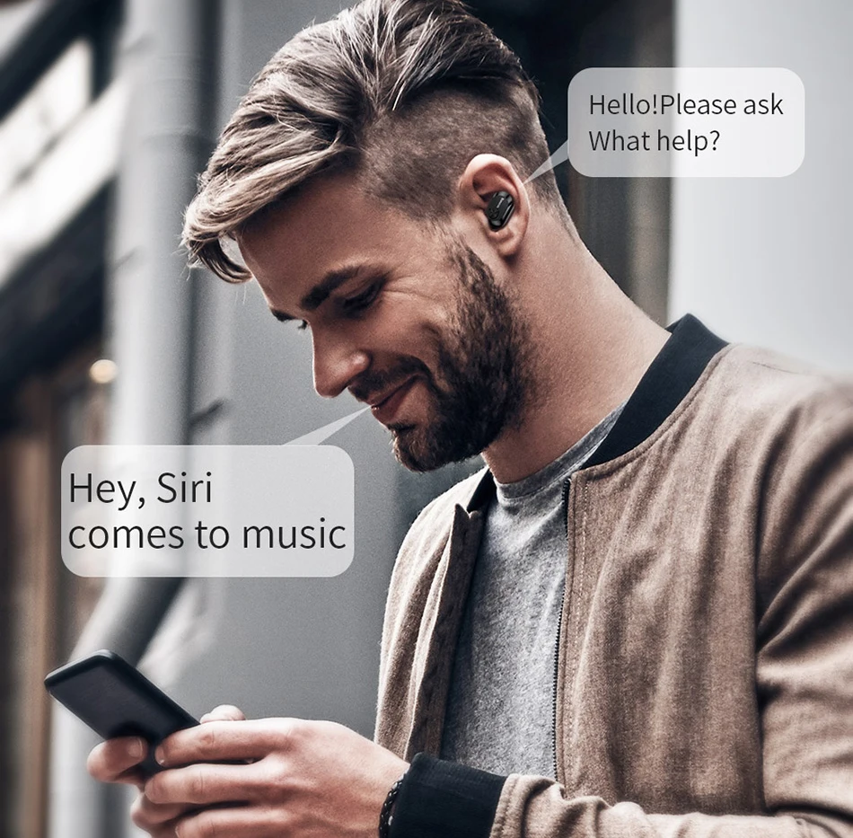 Baseus W01 TWS Bluetooth наушники беспроводные наушники Bluetooth 5,0 стерео Бас Беспроводные наушники с HD микрофоном для телефона