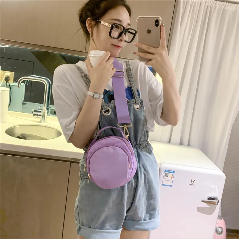 Сумки через плечо для женщин новинка 2020 модные простые нейлоновые