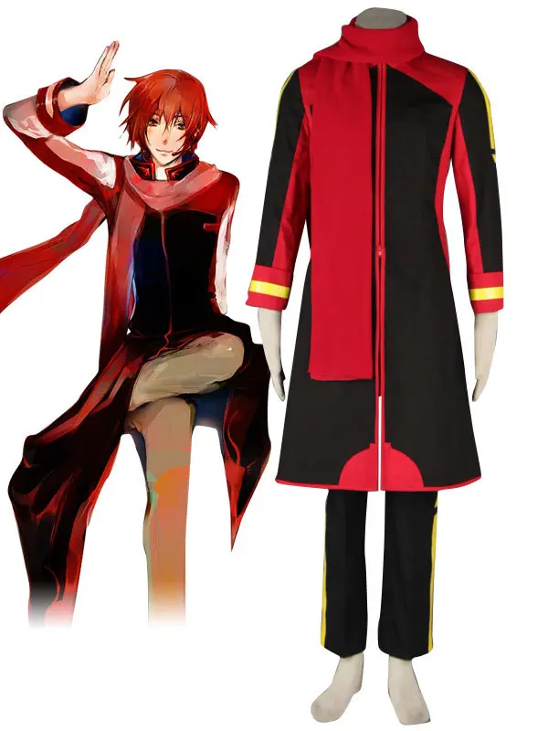 

(QYY-069) Vocaloid Sound Family Akaito 2nd Generation Black Cosplay Suit