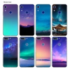 Силиконовый чехол Aurora night для Honor 8 8A Prime 8X MAX 8C 8S 7A 7C 7S Play 3E V9 Pro, прозрачный чехол для телефона