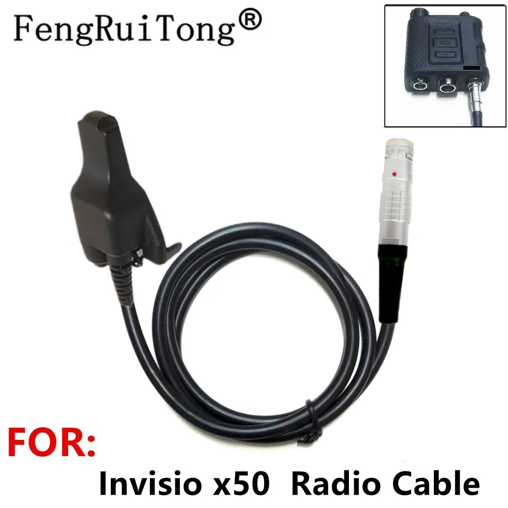 Radio Cable XTS to lemo 9pin for Invisio X50 ptt for Motorola Radio HT1000 XTS1500 XTS2500 XTS3000 XTS3500 Invisio X50 Cable