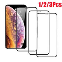 3pcs tempered glass for iphone 13 12 mini 11 pro x xr xs max screen protector full cover for iphone 7 8 6 plus protective glass