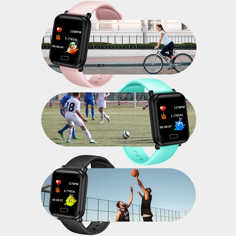 2019 Smart Watch IP67 Waterproof Heart RateMusic Control Fitness Wristband Men Women Bracelet For Android IOS | Электроника