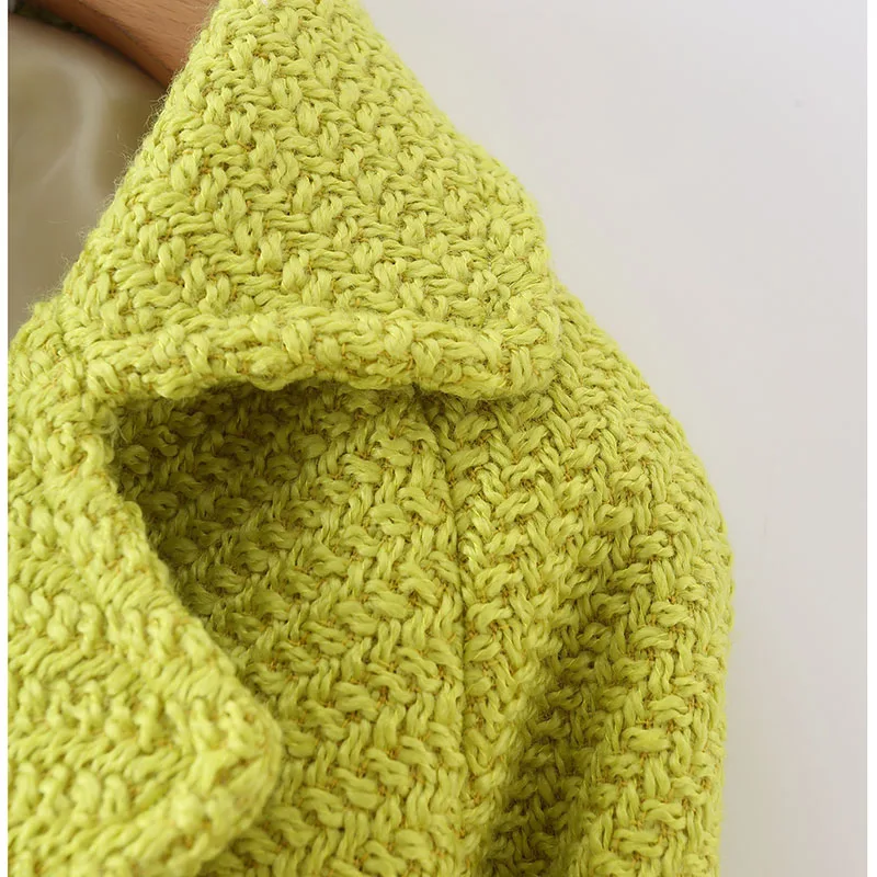 

Spring Nice Casual women blazer Fashion long sleeve Double-breasted woolen fabric with short jacket with suit collar