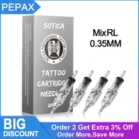 20pcsbox mix tattoo cartridge needles 0 35mm cartridge tattoo needles for tattoo machine pen tattoo supplies 3rl 5rl 7rl 9rl
