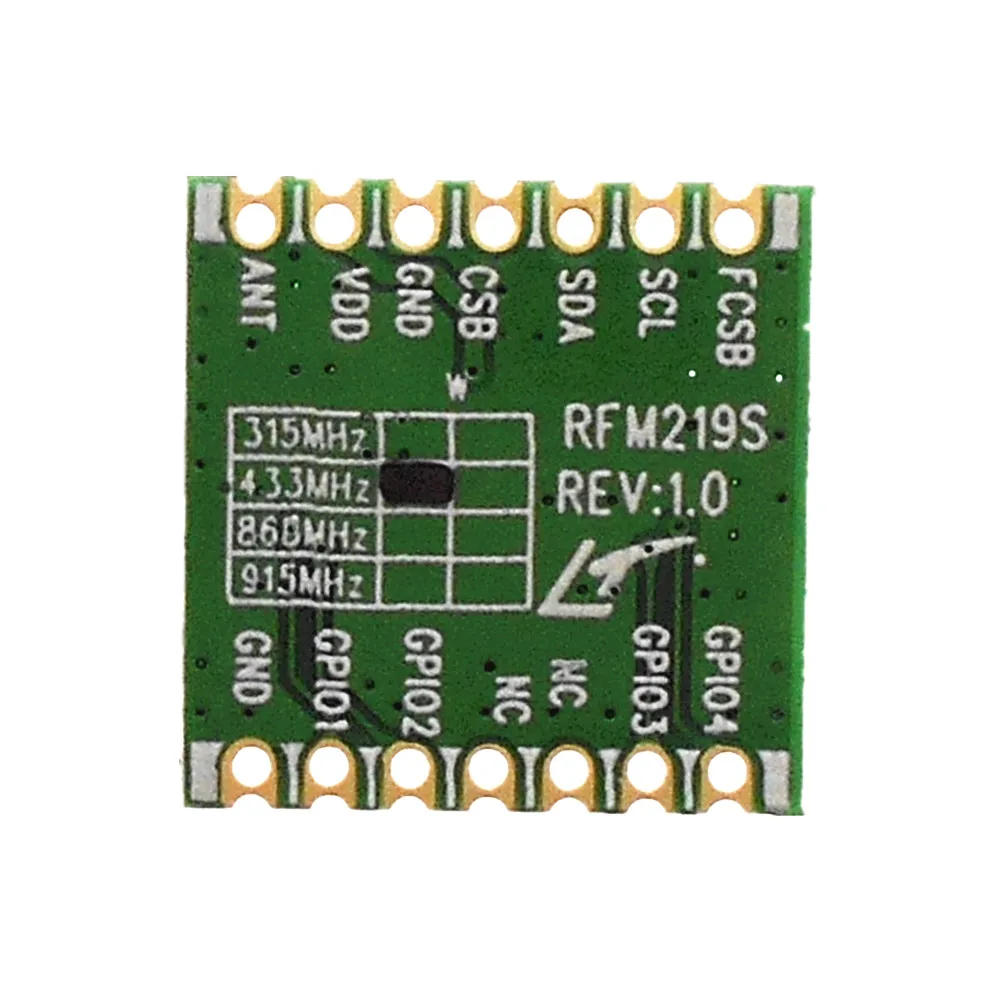 RFM219S Sub 1GHz приемный модуль 315/433/868 Mhz CMT2219A сверхнизкая Мощность высокая