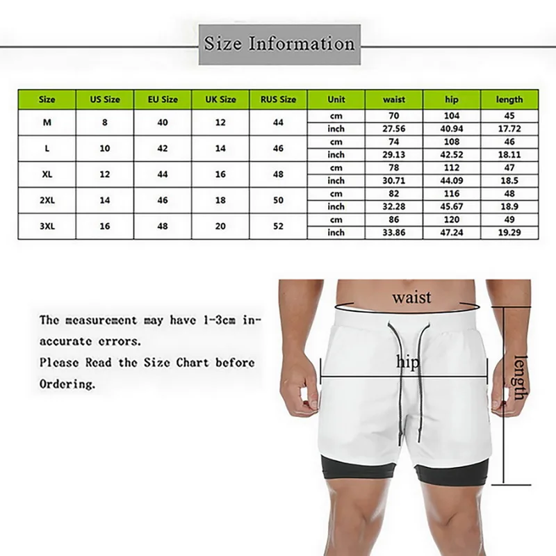 

Camo Running Shorts Men 2 In 1 Double-deck Quick Dry GYM Sport Knickers Fitness Jogging Workout Shorts Men Sports Short Pants