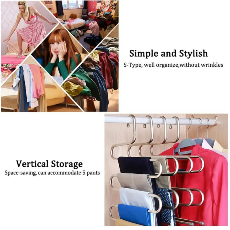 1 шт. 5 уровневая сушилка из нержавеющей стали Многофункциональная вешалка для