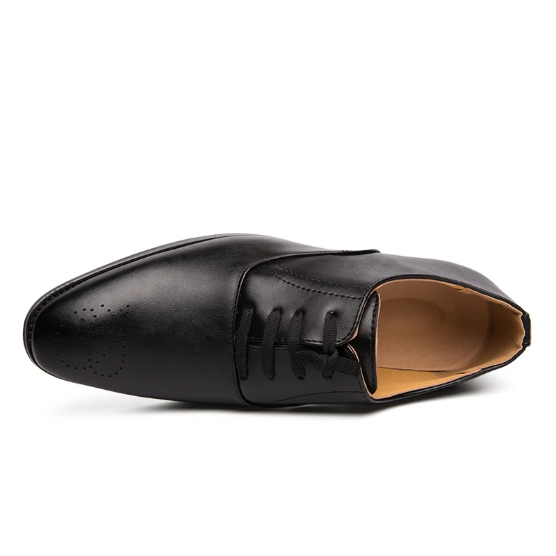 Винтажные мужские деловые кожаные туфли для офиса итальянские модельные