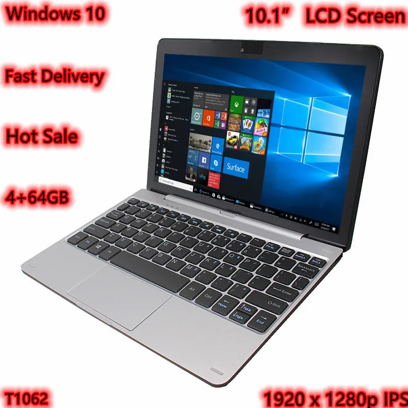 32 разрядная ОС Windows 10 1 дюймов 2in1 планшетный ПК Z3735F Quad core 1280*800 IPS ультра тонкий 2 ГБ +