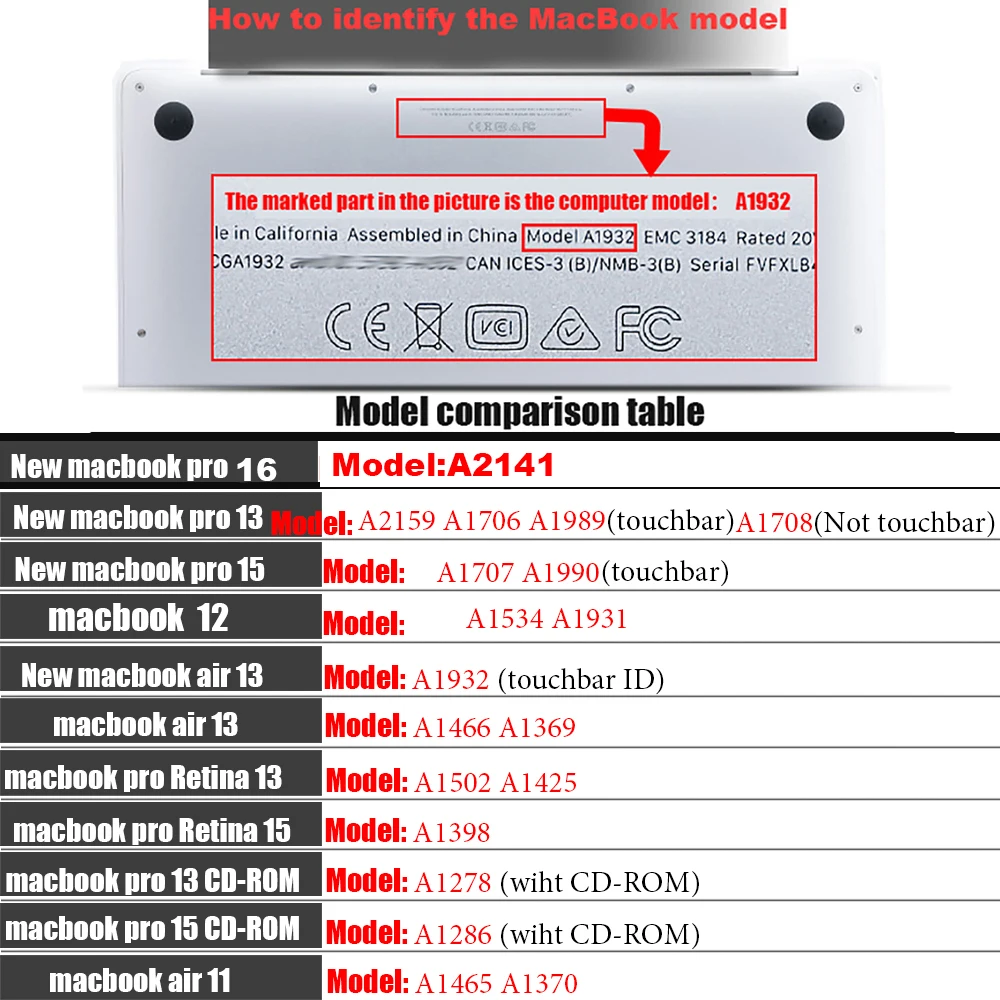 Чехол для клавиатуры ноутбука из ТПУ Apple Macbook pro16/11Air 13/15 Retina12 чехол прозрачная