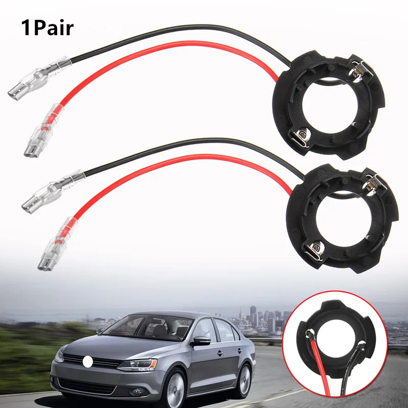 1 пара H7 светодиодный держатель для лампы фиксатор розетка фары адаптер Volkswagen VW