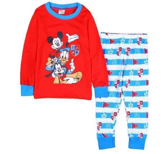 Нижнее белье А детские пижамы хлопковые для девочек и мальчиков мультяшная