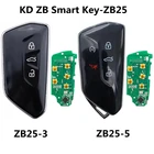 Пульты дистанционного управления KEYDIY KD-X2 ZB25-3 ZB25-5 PCB Smart Key 5 плата кнопок ZB Series для автомобильных ключей V-W G-olf
