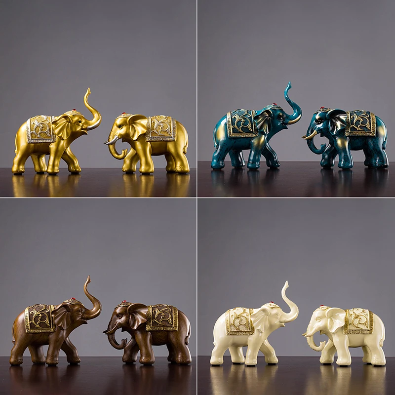 

Elephant Living Room Wine Cabinet TV Cabinet Office Desk Surface Panel Decoration Creative House Home Decorations Hallway Crafts
