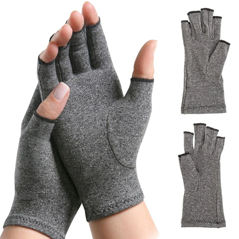 

Non-Slip Pressure Half Finger Fitness Gloves Therapy Compression Gloves Unisex Dispensing Gloves Half Finger Fitness Gloves