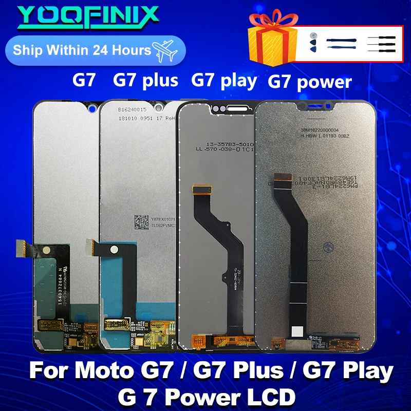 

Original For Motorola Moto G7 Display LCD Touch Screen Digitizer Display Replacement Parts For Moto G7 Power G7 Play G7 Plus LCD