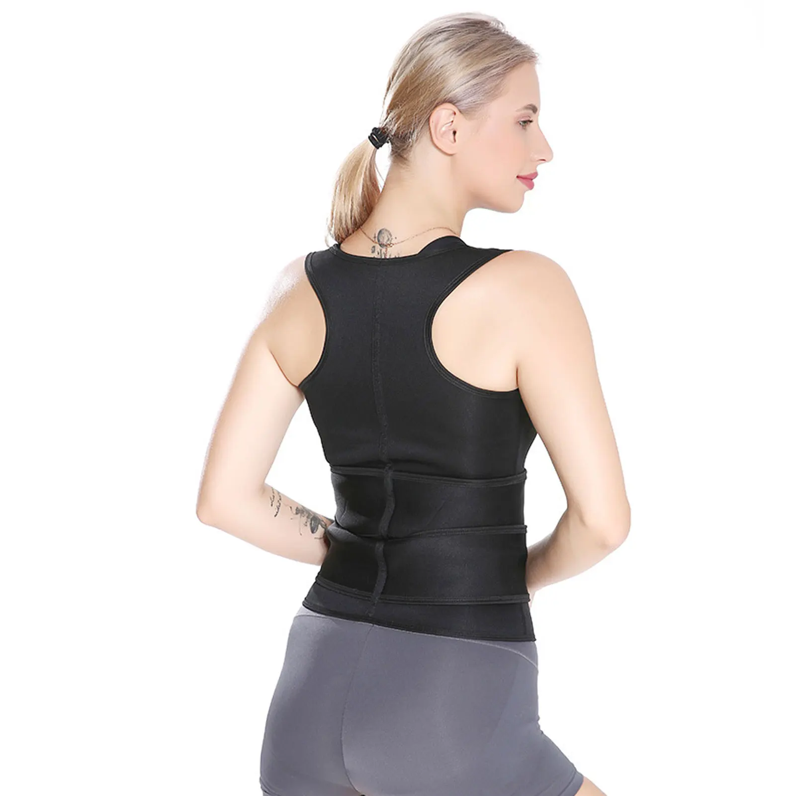 

Women Neoprene Sweat Sauna Vest Body Shapers Vest Waist Trainer Slimming Vest Shapewear Waist Shaper Corset for women
