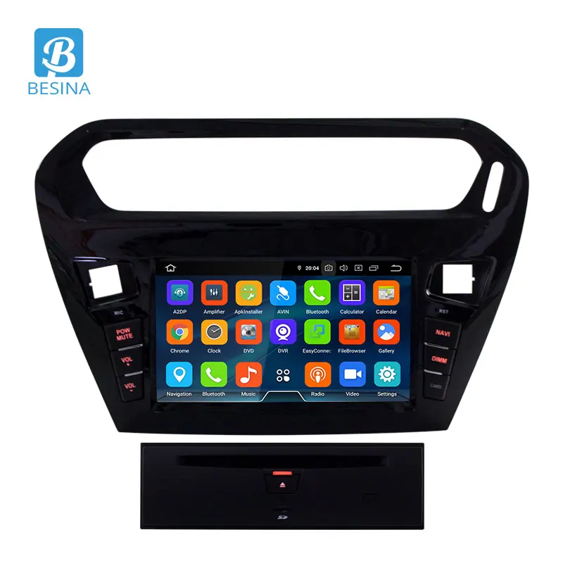 Автомобильный DVD-плеер Besina Android 10 0 для peugeot 301 Citroen Elysee радио 2013 2014 2015 2016 мультимедиа