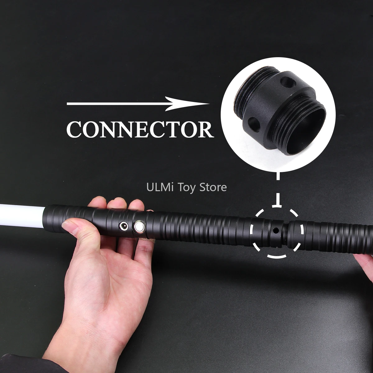 Новый двухсторонний световой меч RGB 7 цветов сменный светодиодный лазерный два в