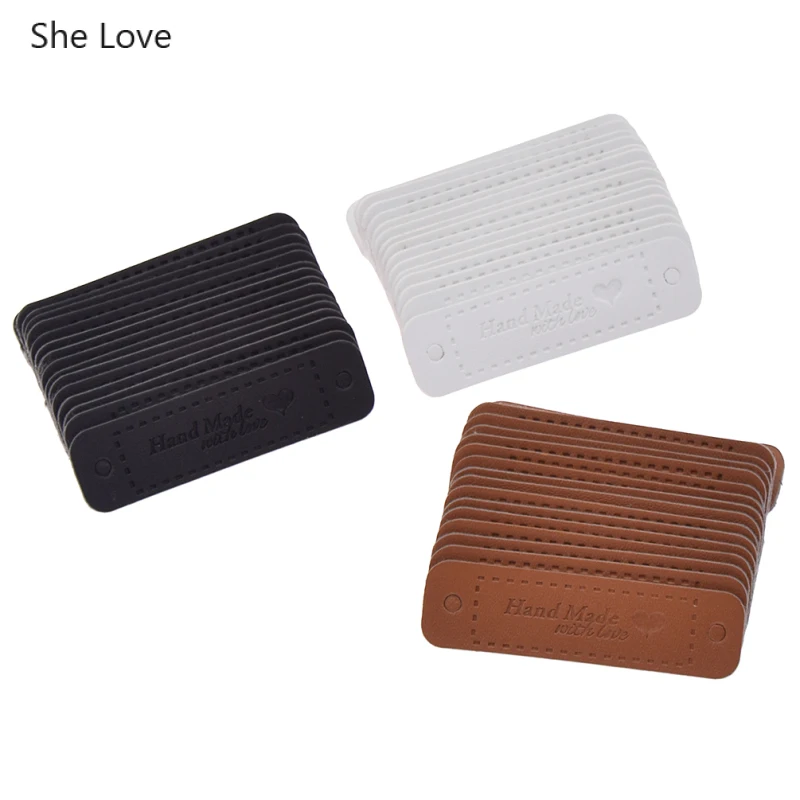 Этикетки ручной работы из искусственной кожи Chzimade ярлыки для одежды джинсов