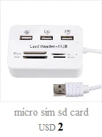 Micro sim sd кард-ридер usb 2,0 кардридер OTG Тип C к USB 2,0 Micro SD TF кард-ридер адаптер для Android телефона