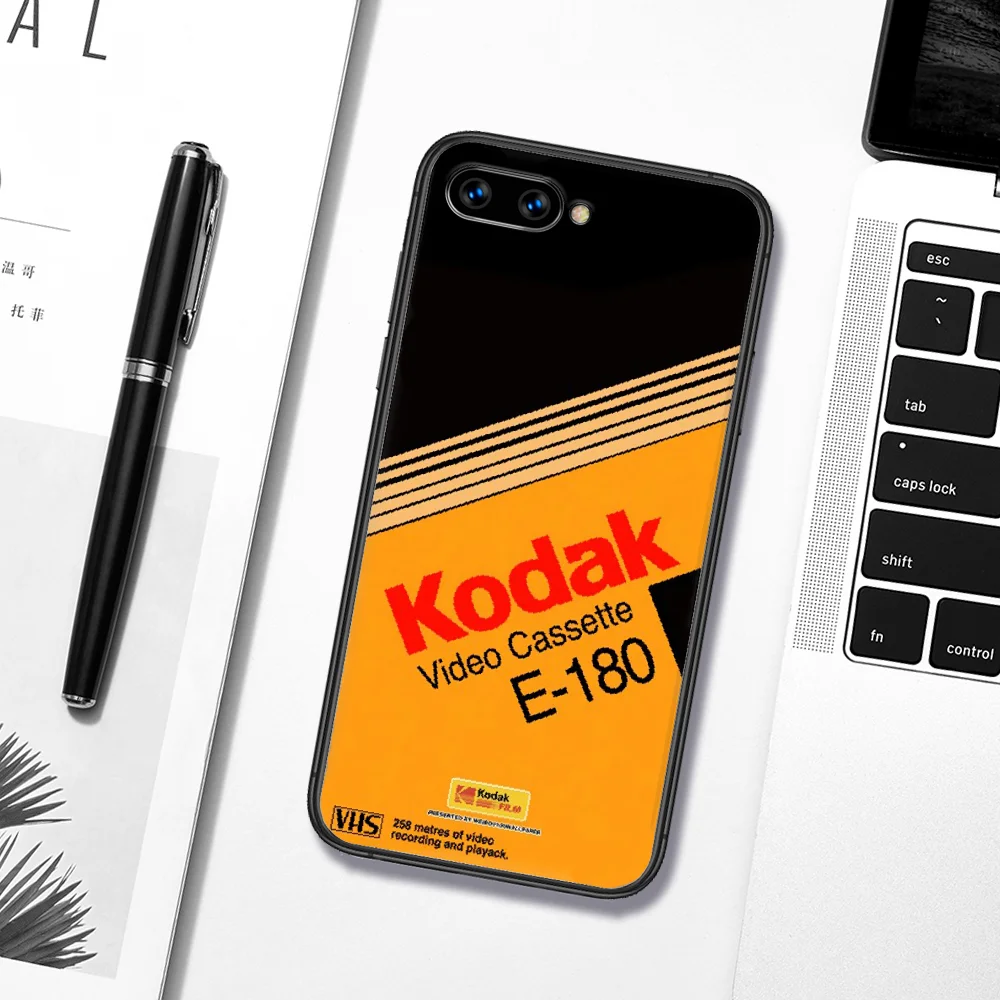 

Fashion Kodak Phone Case Cover Hull For HUAWEI Honor 6A 7A 8 8A 8S 8x 9 9x 9A 9C 10 10i 20 Lite Pro black Etui Luxury Prime Tpu