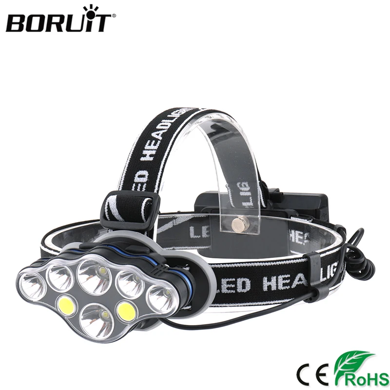 BORUiT KC08 T6 XPE COB LED Headlamp 3000LM 8-Mode Headlight USB Charger 18650 Waterproof Head Torch for Hunting Camping
BORUiT KC08 T6 XPE COB LED Headlamp 3000LM 8-Mode Headlight USB Charger 18650 Waterproof Head Torch for Hunting Camping