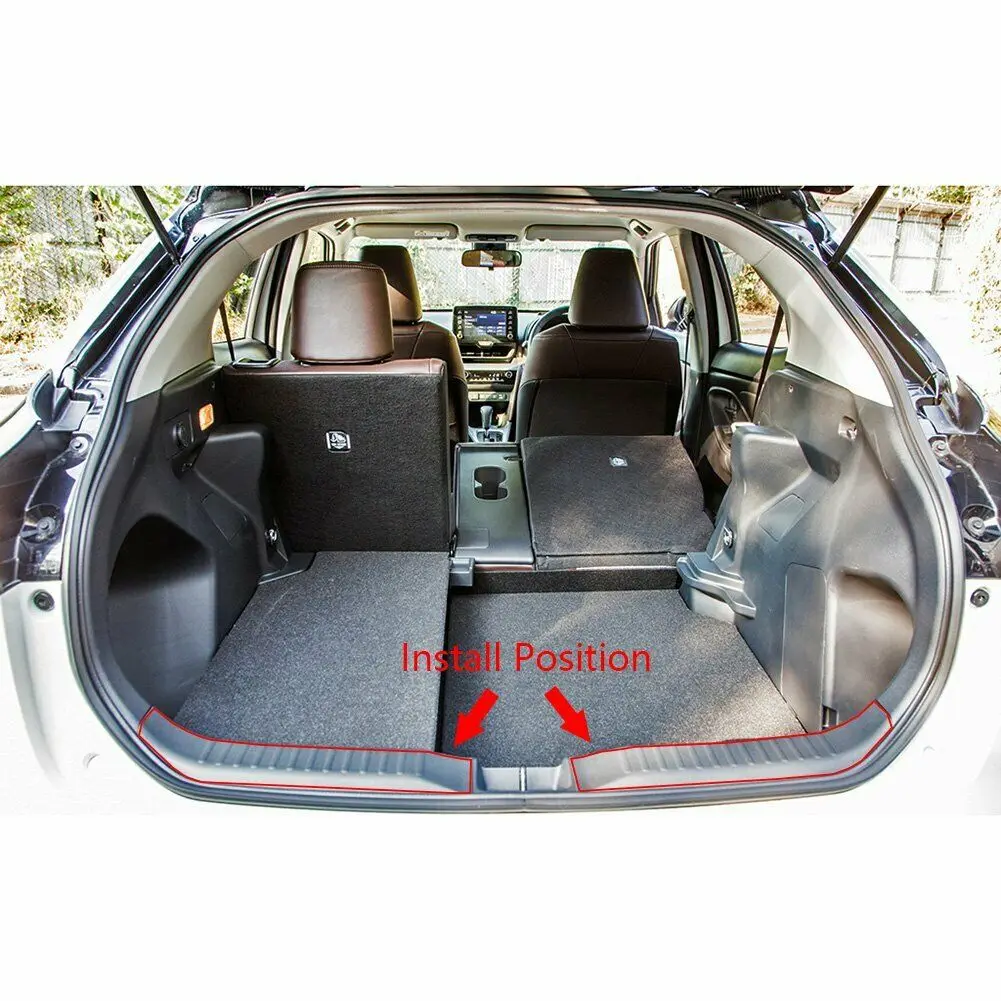 

Fit For Toyota Yaris Cross 2020 2021 Rear Inside Bumper Sill Plate Cover Trims