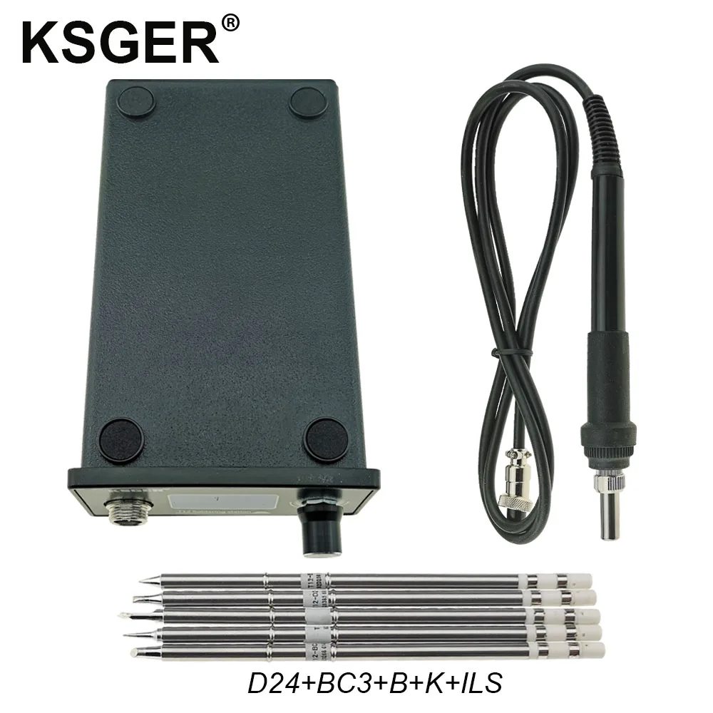 Sets 5 KSGER T12 паяльная станция V2.0 STM32 OLED Цифровые Электрические паяльники Stings DIY сварочные инструменты быстрый нагрев T12 наконечник утюга - Цвет: Sets 5
