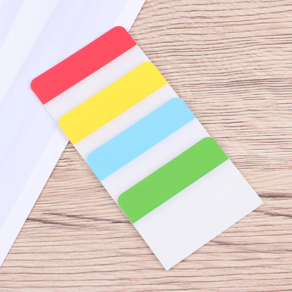 

N Times Stickers Re-stickable Durable Bookmarks Classified Stickers Page Markers for Student Stationery Reading Accessorie