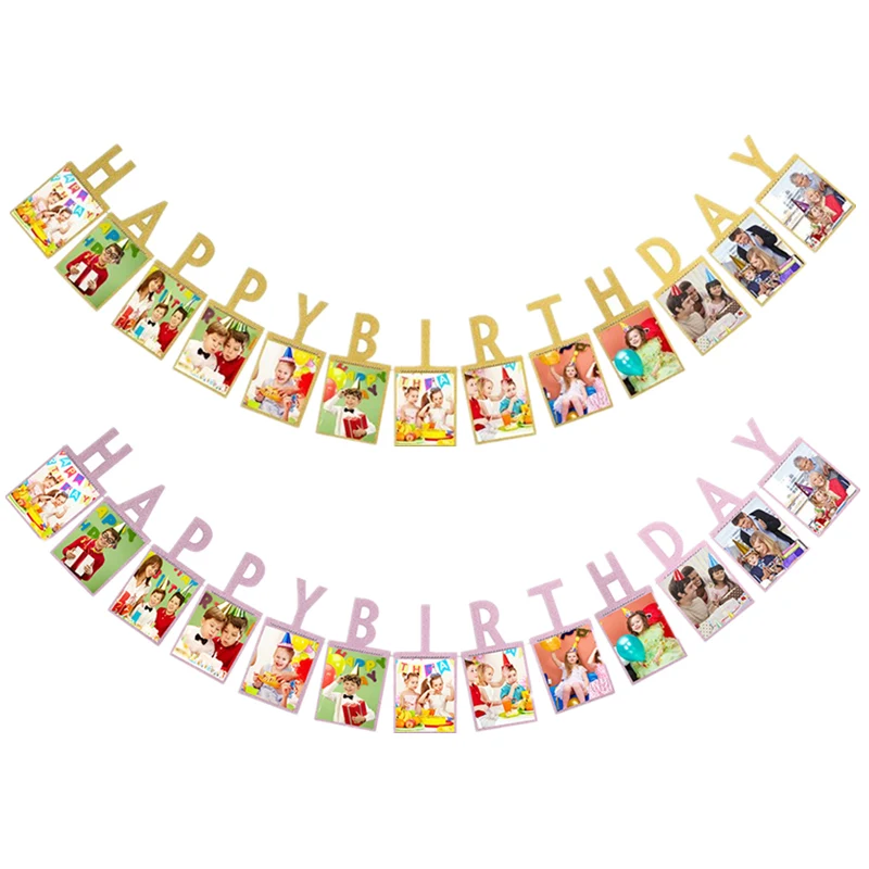 12 месяцы фоторамка баннер для ребенка первые декорации с днем рождения первый