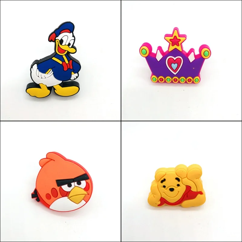 Безопасная для детей мультяшная ручка шкафа мягкая пластиковая мебели ящика