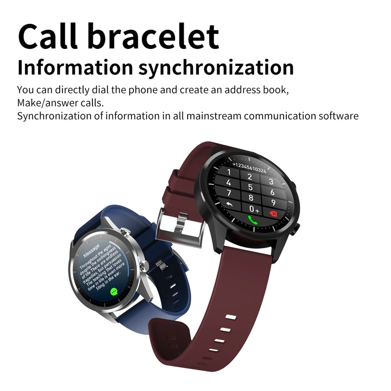 

F35 Men Smart Watch Bluetooth Call Dial Fitness Tracker Sport Bracelet Rate Heart For Android IOS IP67 Waterproof SmartWatch