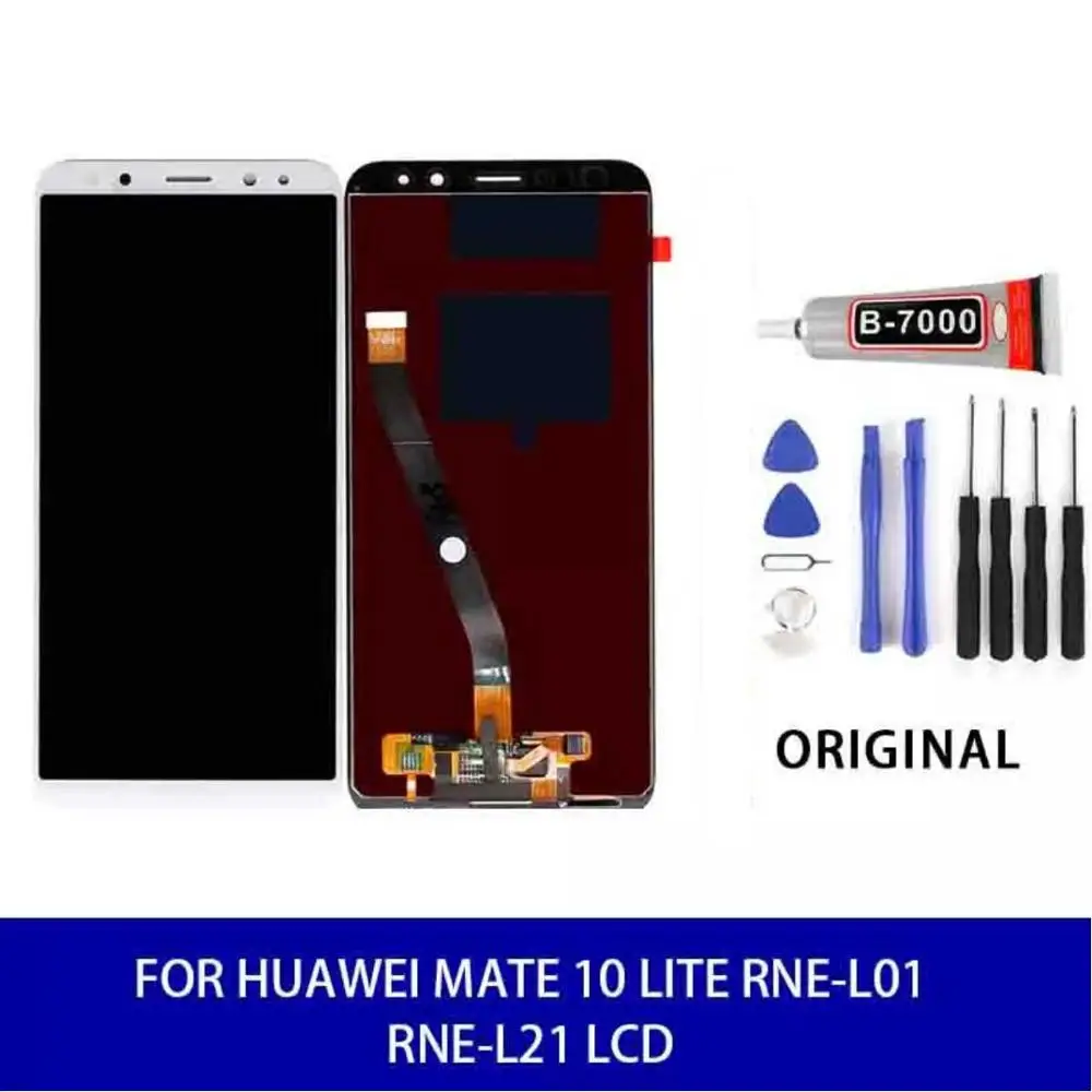 Оригинальная задняя крышка для Huawei Mate 10 Lite/ NOVA 2i RNE L01 L21 ЖК дисплей сенсорный экран