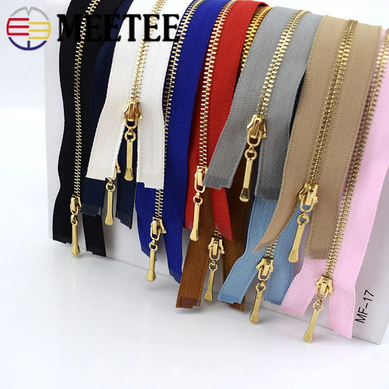 2/5 шт Meetee 3 # открытые металлические застежки молнии для шитья сумки сумочки обувь