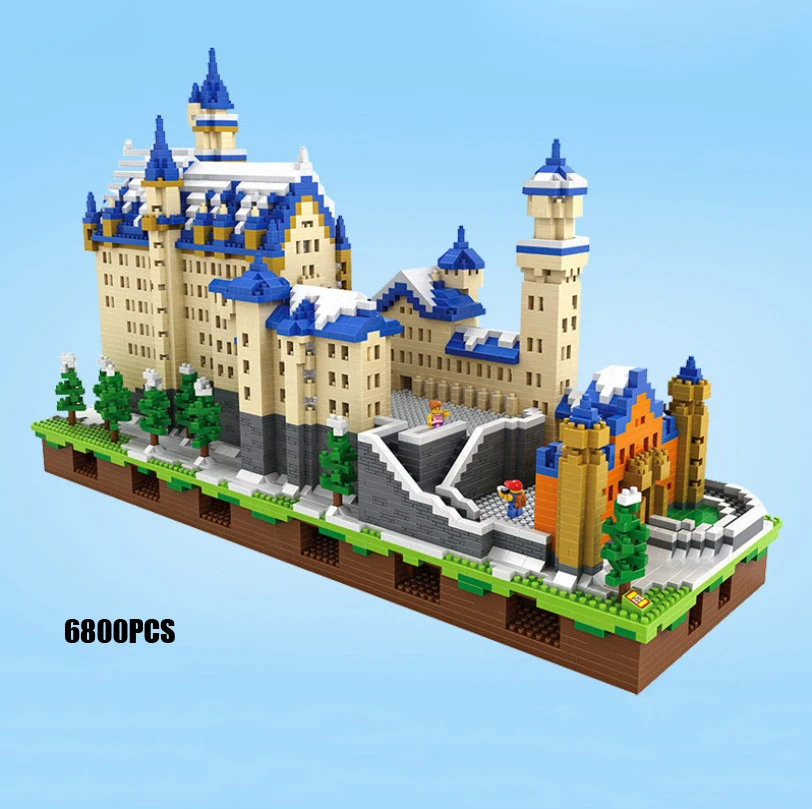 Всемирно известный архитектурный микроалмазный блок Германия Новый Лебедь