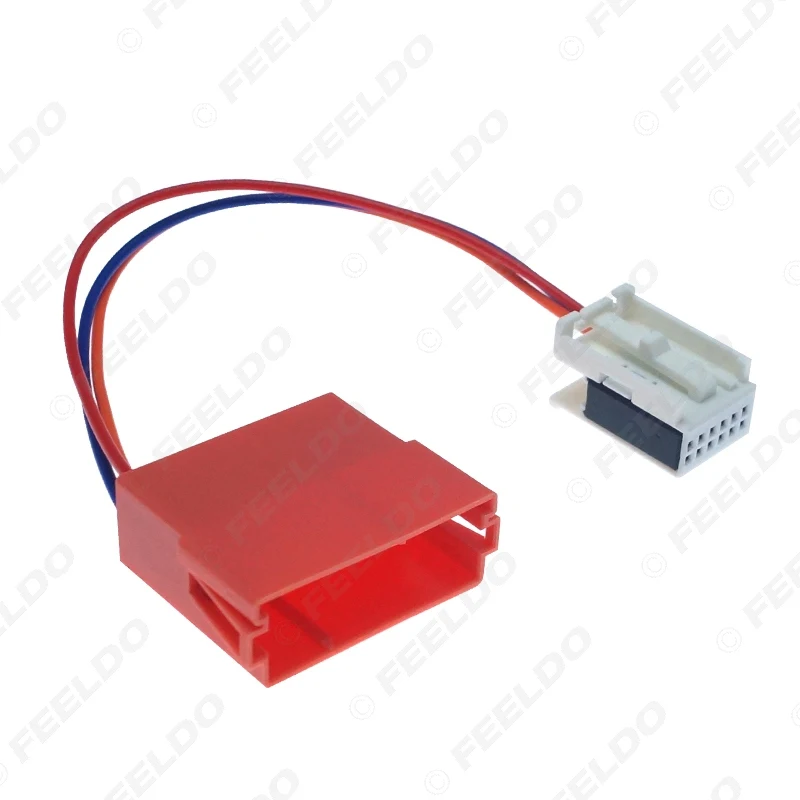 

FEELDO 10PCS Car AUX In Audio Input Cable Adapter For Volkswagen Sagitar Touran Golf 6 RCD310 RCD510 Radio Stereo Aux Wire Plug