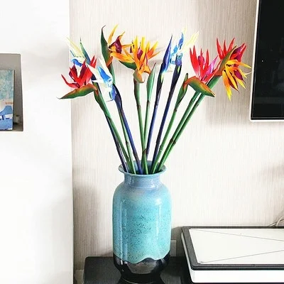 

Artificial Flower PE Little Bird of Paradise,Single Branch 80cm,Home Decoration Vase,Flower Arrangement,Garden Dress Up Supplies