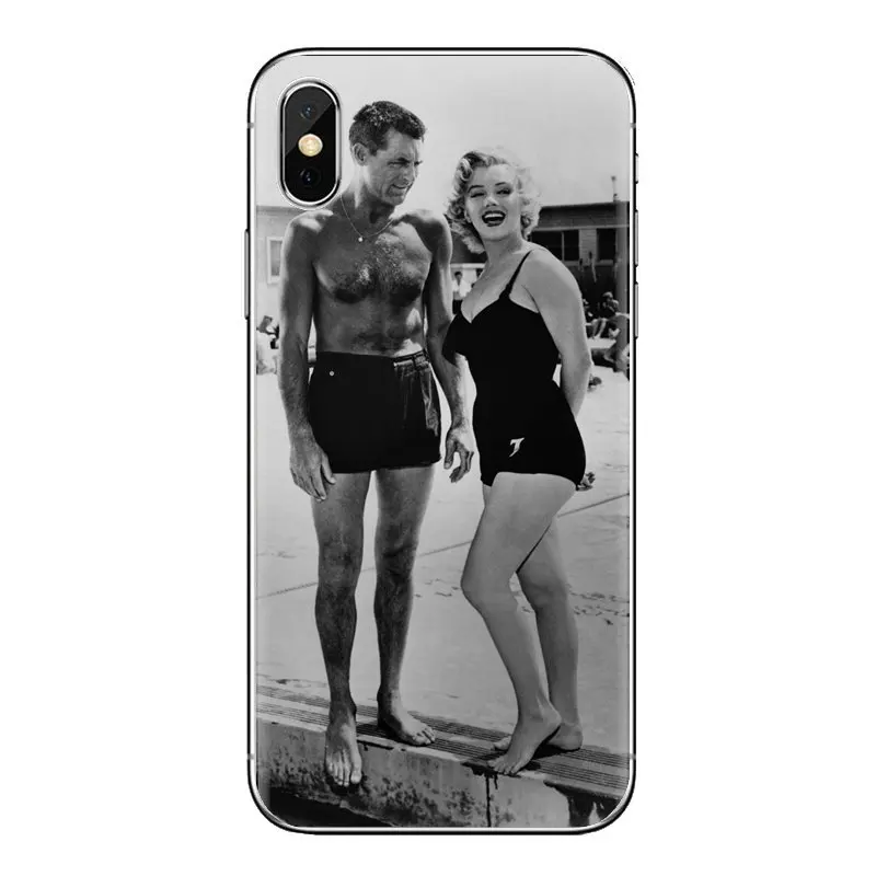 Soft Transparent Cases Covers For Samsung Galaxy J1 J2 J3 J4 J5 J6 J7 J8 Plus 2018 Prime 2015 2016 2017 Cary Grant |